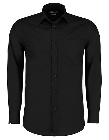 Kustom Kit - Men´s Tailored Fit Poplin Shirt Long Sleeve