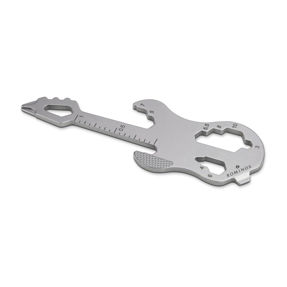 Geschenkartikel: ROMINOX® Key Tool Guitar / Gitarre (19 Funktionen) im Motiv-Mäppchen Deutschland Fan Jubelverstärker