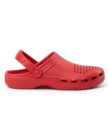 Roly Footwear - Dan Sanitary Flat Shoe - Red 60