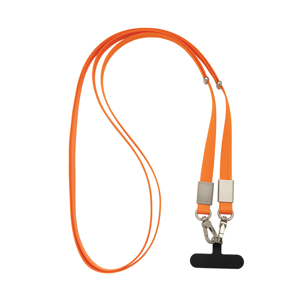 Nivo Crossbody-Handyband aus RCS recyceltem PET - orange (± PMS Orange 021)