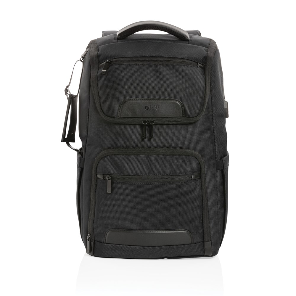 Swiss Peak AWARE™ RPET Voyager 15.6" Laptop Rucksack