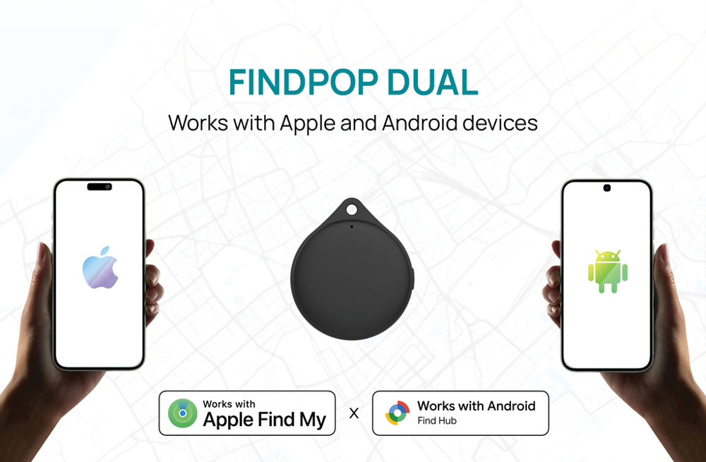 Findpop Dual IPX5 Artikelfinder aus RCS recyceltem ABS