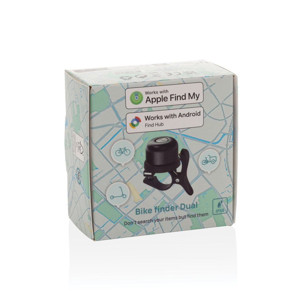 Bikefinder Dual RCS Fahrradklingel mit weltweiter Ortung