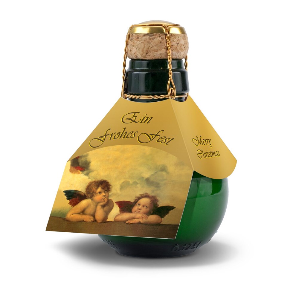 Kleinste Sektflasche: Weihnachts-Raffael