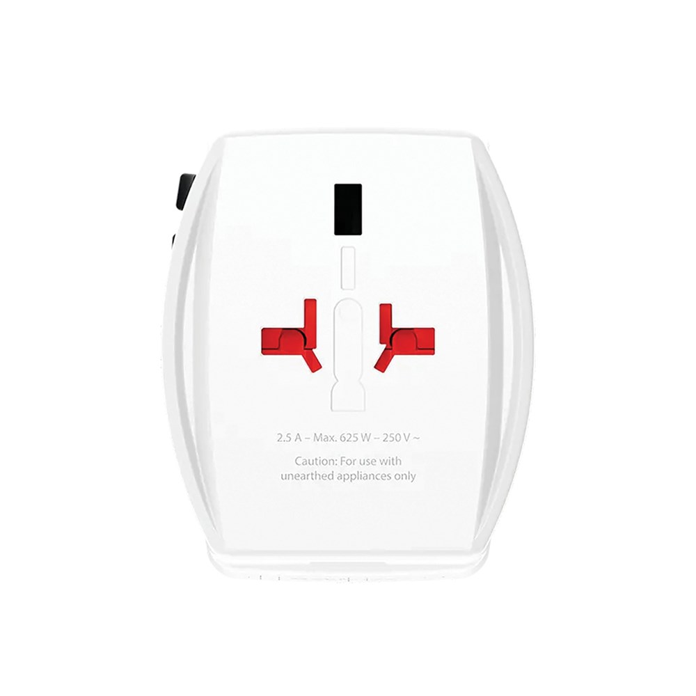 SKROSS World Travel Adapter MUV 65W PD mit USB-C-Kabel