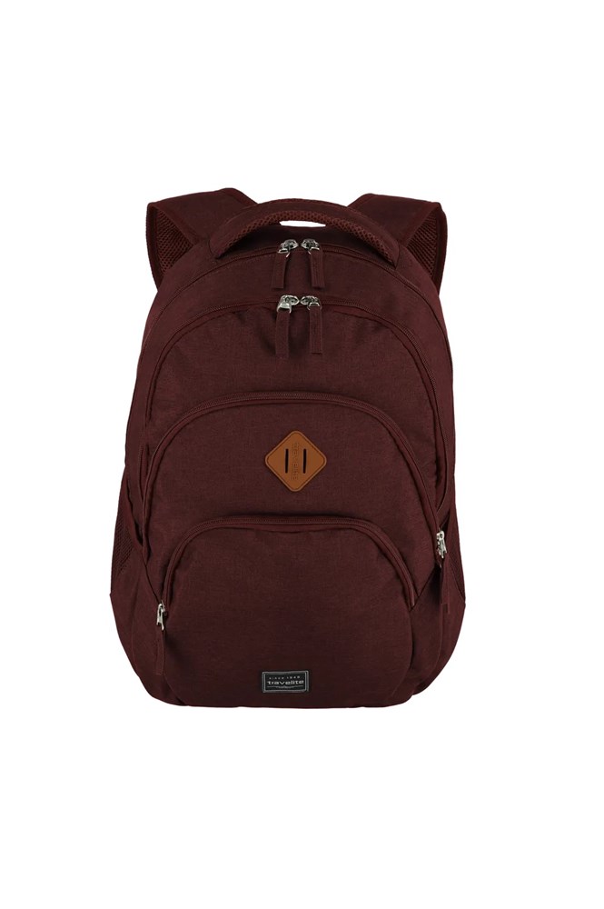 TRAVELITE BASICS Rucksack Melange, Bordeaux