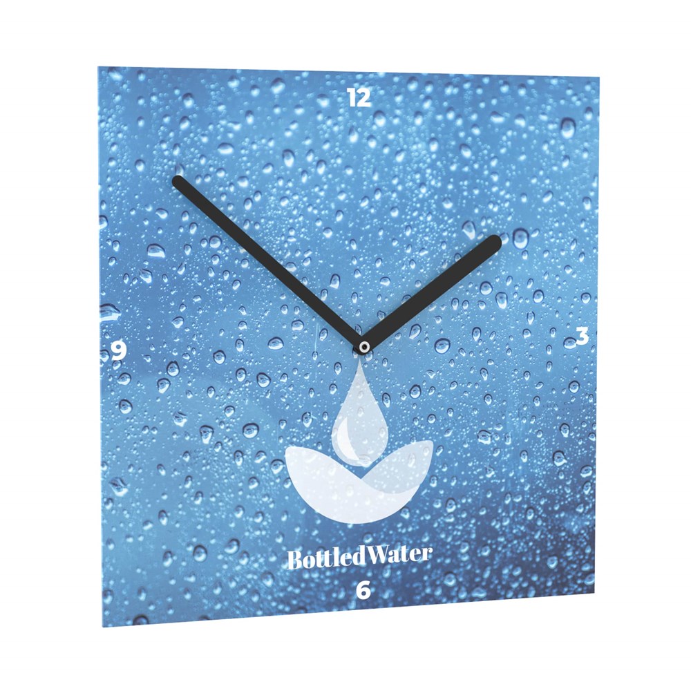 Horae Wall Clock Square 240 x 240 mm, Black Clock Hands