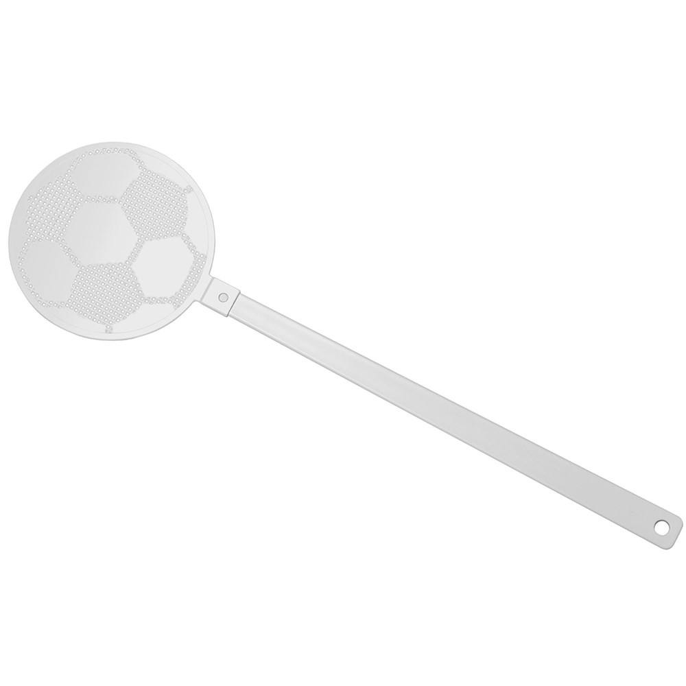 Fliegenklatsche "Fußball" - weiß/weiß