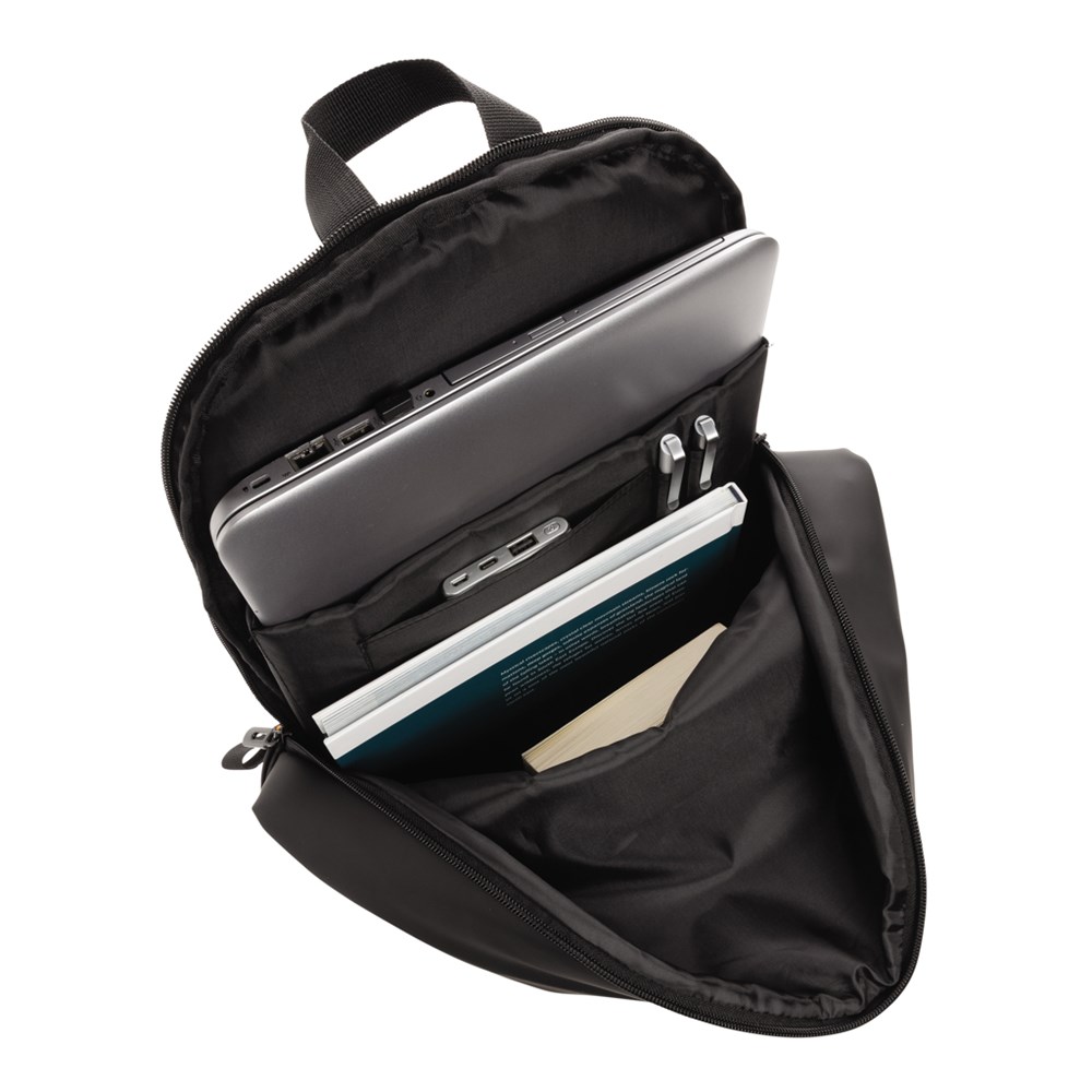 Schicker PU 15.6" Laptop-Rucksack