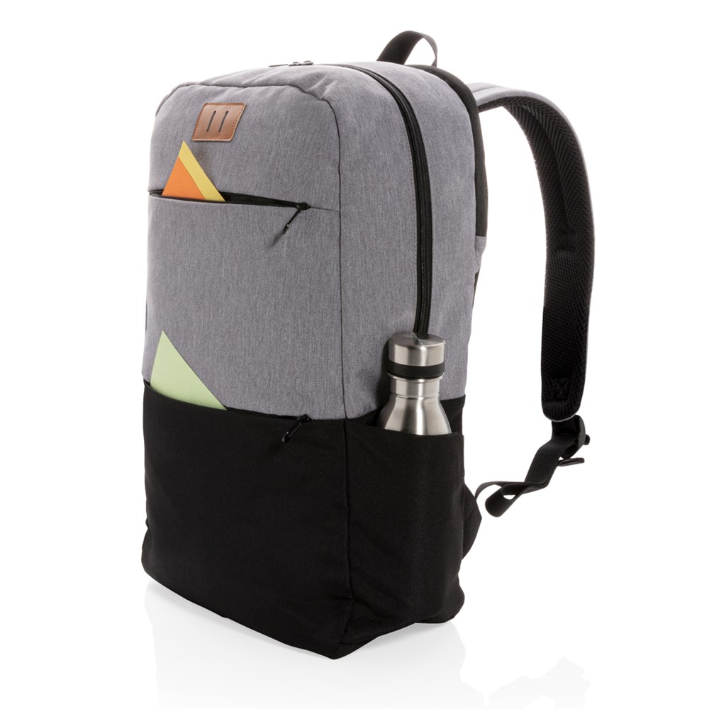 Moderner 15.6" USB & RFID Laptop-Rucksack, PVC-frei