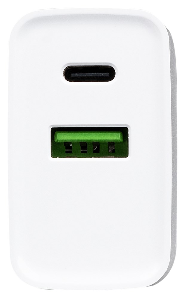 Ladegerät mit 20W Power Delivery und Quick Charge für USB-A und USB-C