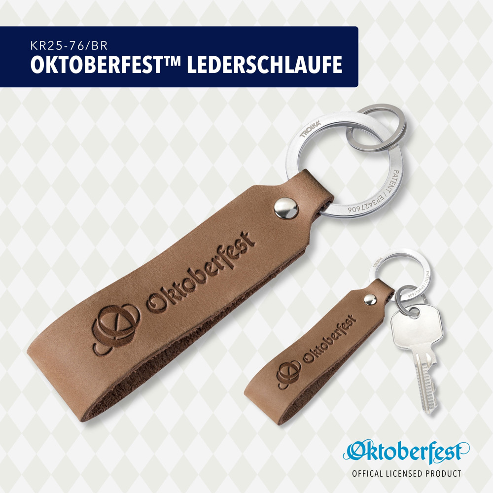 TROIKA Schlüsselanhänger OKTOBERFEST™ LEDERSCHLAUFE