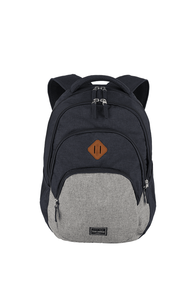 TRAVELITE BASICS Rucksack Melange, Marine/Grau