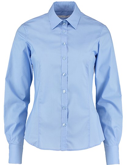 Kustom Kit - Women´s Tailored Fit Business Shirt Long Sleeve - Light Blue