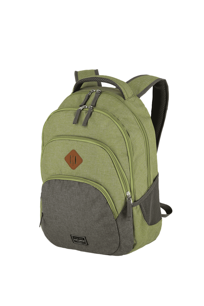 TRAVELITE BASICS Rucksack Melange, Grün/Grau