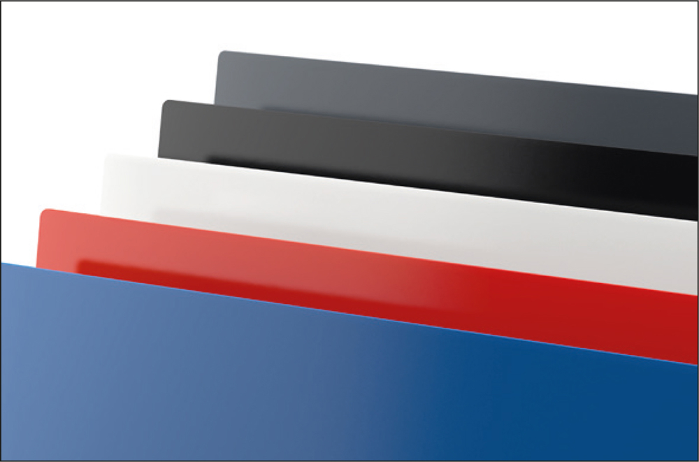 Tischkalender Desktop 3 Color, 1 Jahr, anthrazit