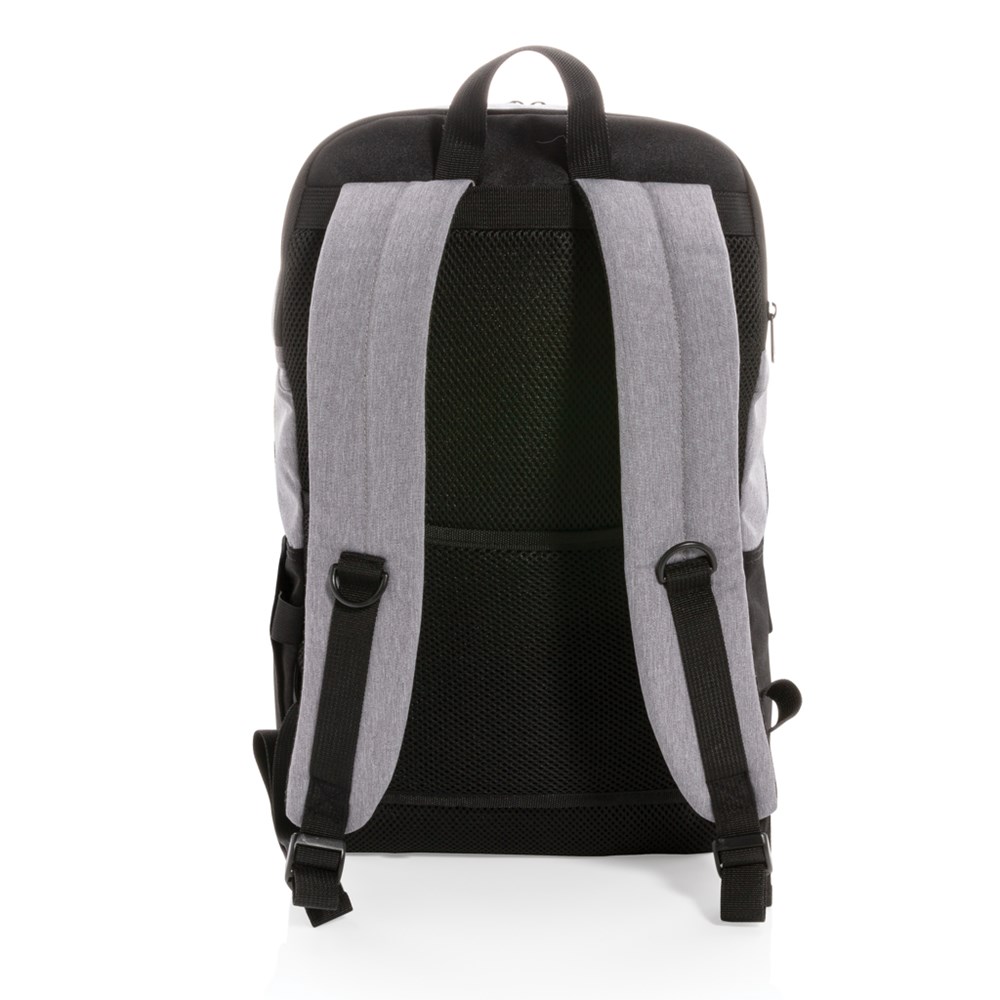 Moderner 15.6" USB & RFID Laptop-Rucksack, PVC-frei