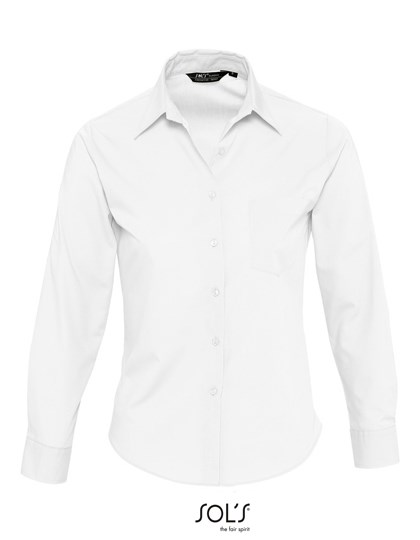 SOL´S - Popeline-Blouse Executive Long Sleeve - White