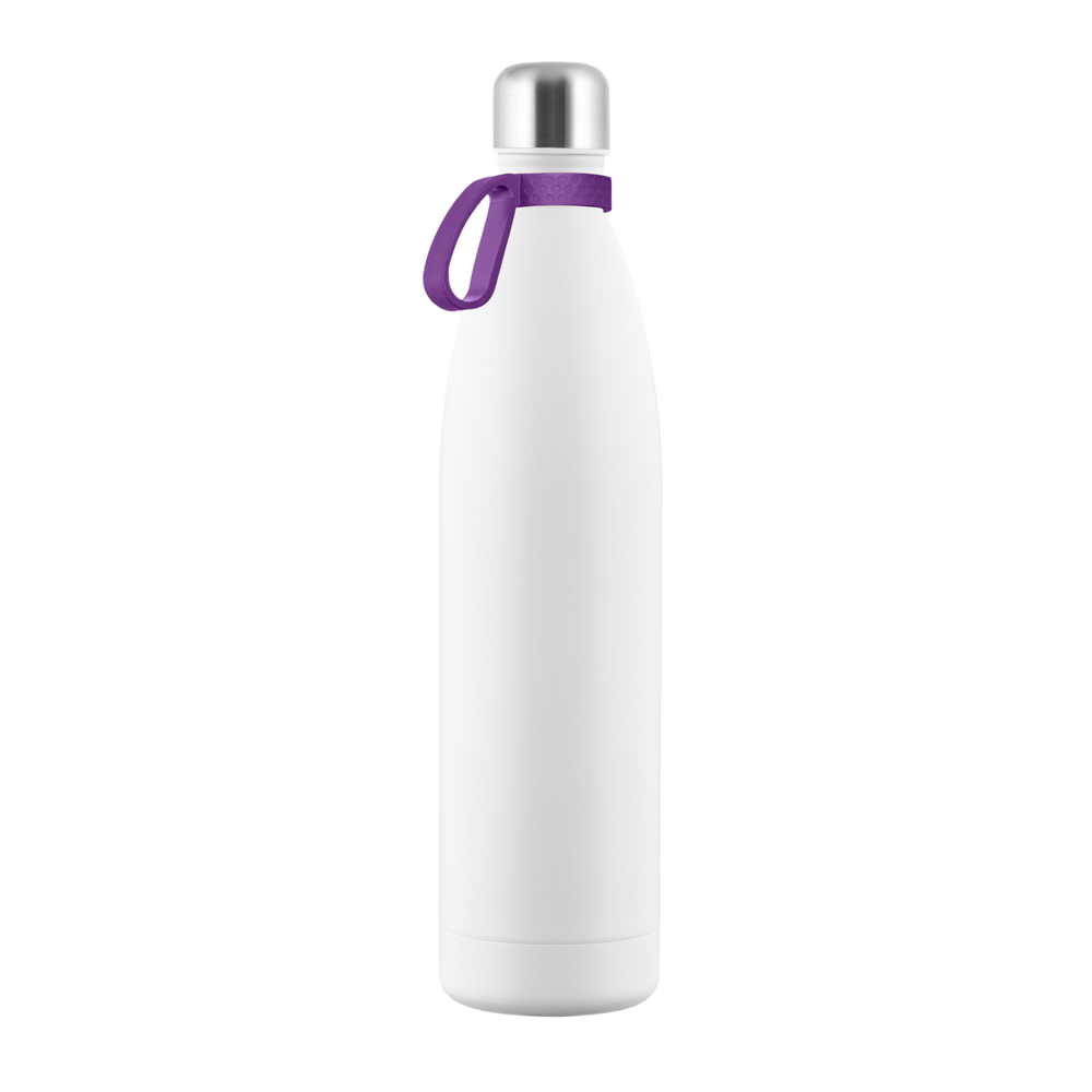 Thermotrinkflasche RETUMBLER-NIZZA XXL - lila, silber, weiß